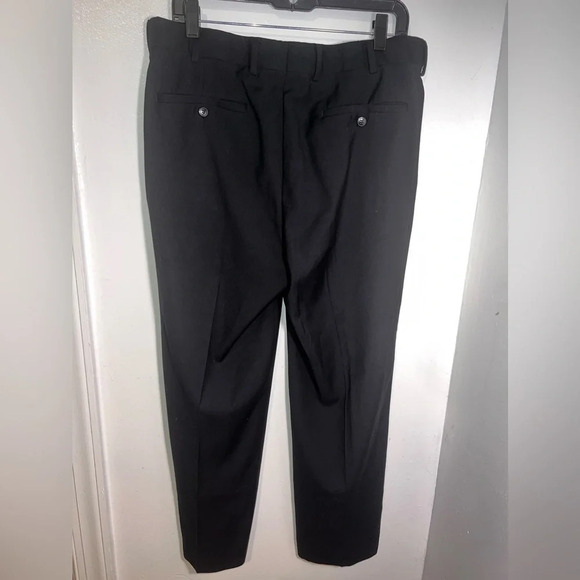 Louis Raphael 34, Rosso, men’s high rise, pocket pleated button zip clasp, pants - Picture 2 of 7